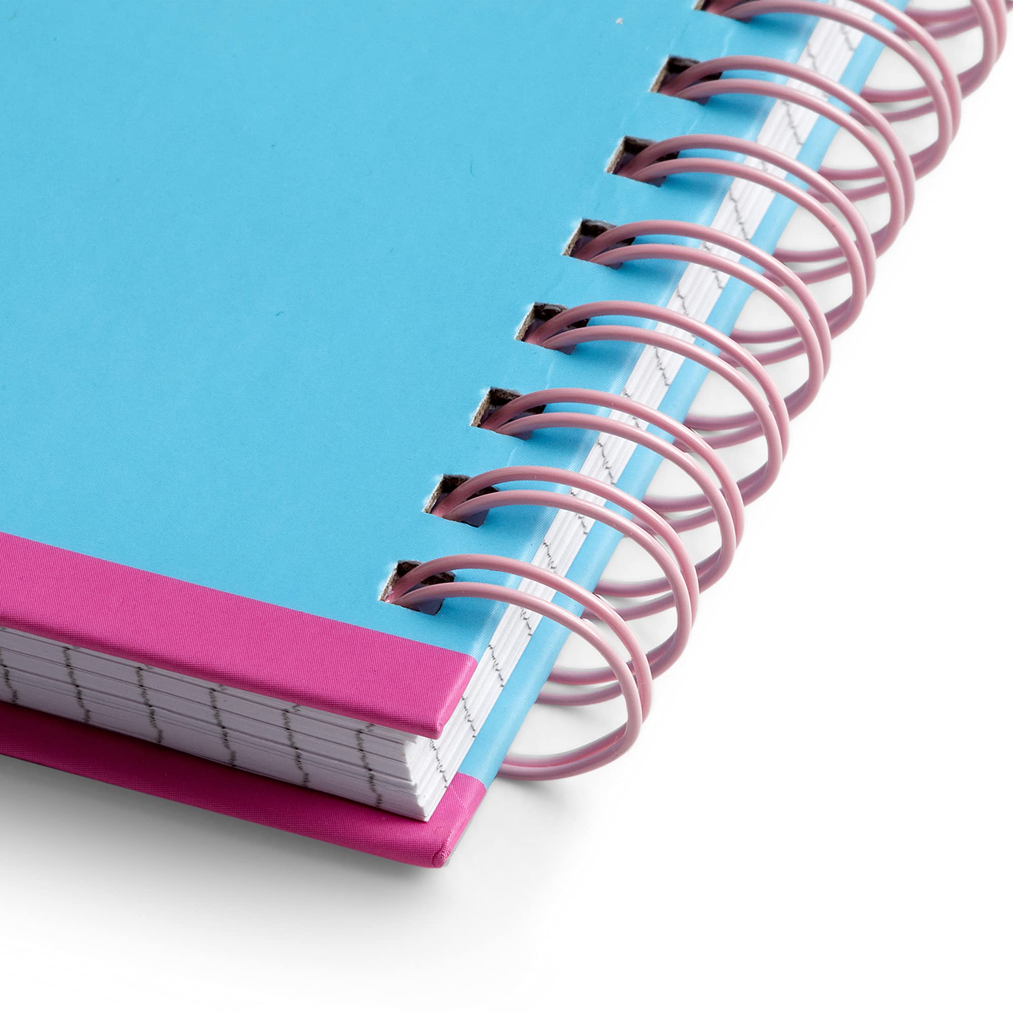 Maxi Spiral Notebooks A4 Size - 5mm Grid Paper, 4-Pack | Chiara Ferragni & Pigna Collaboration | Perfect for School, Office & Creative Journaling