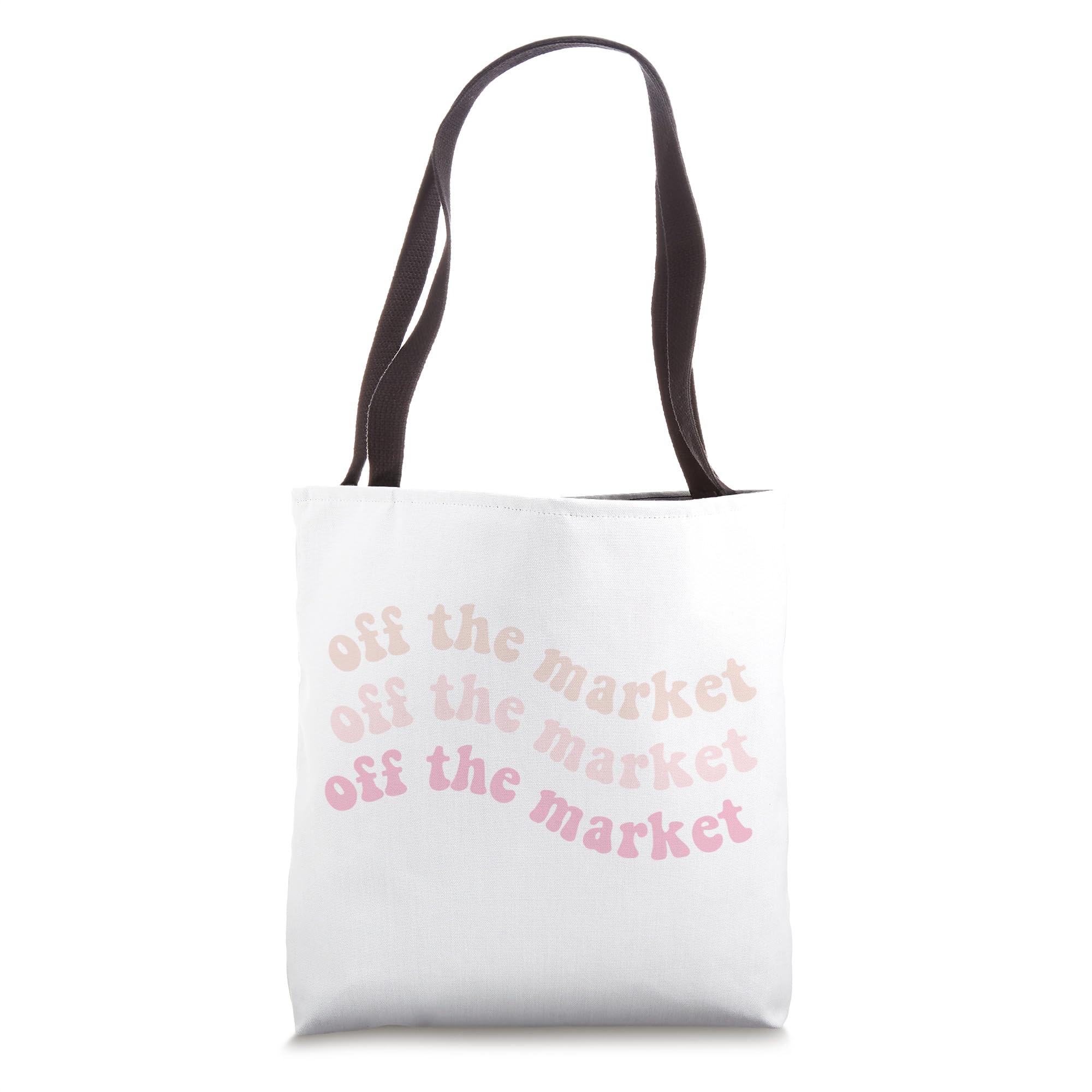 Stylish 'Off the Market' Canvas Tote Bag - Eco-Friendly Reusable Shopping Bag for Groceries, Beach & Work Commute