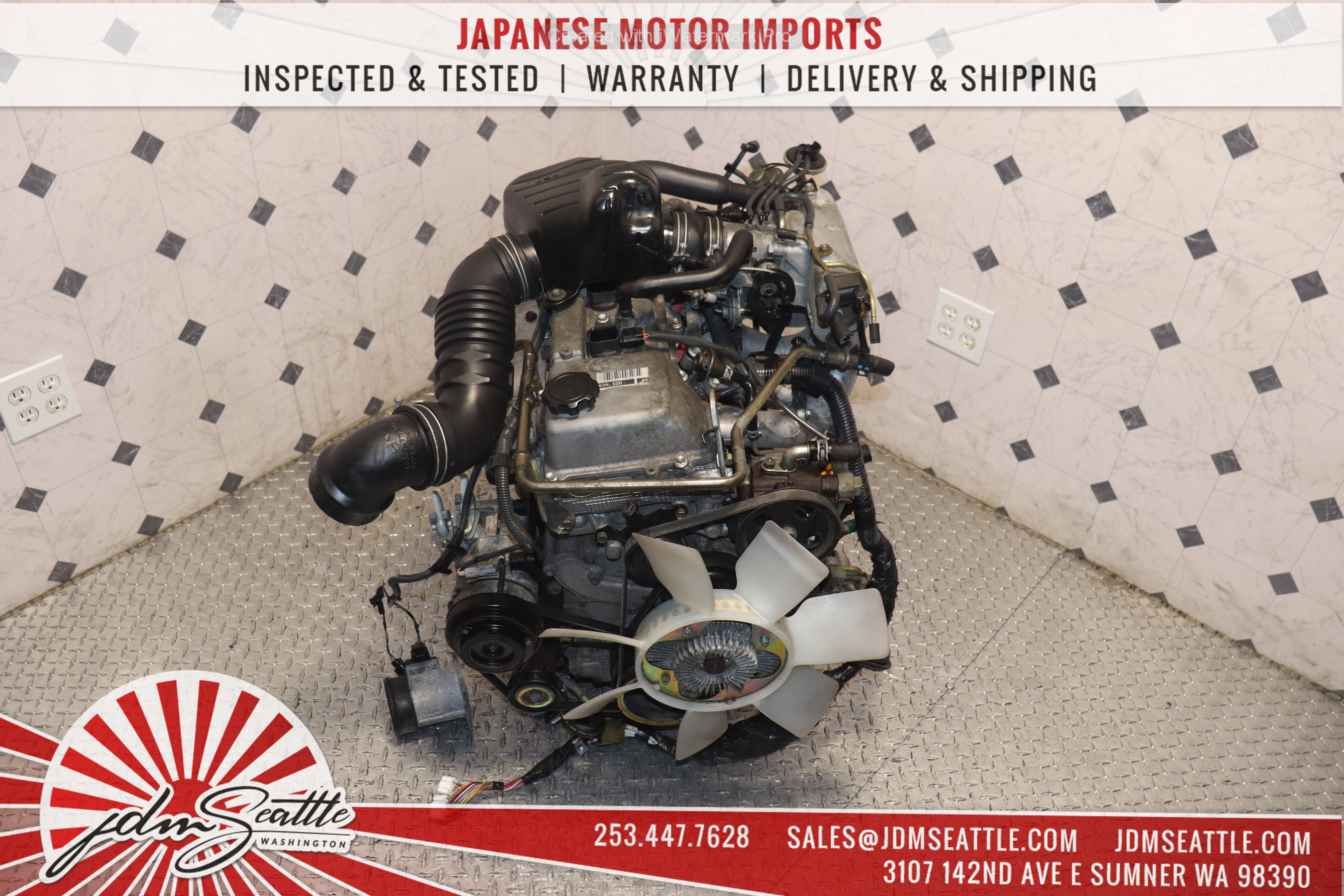 1997-2004 Toyota Tacoma 4Runner T100 2.7L JDM 3RZ-FE Engine - Coil Type Replacement Motor for Off-Road & Performance Upgrades