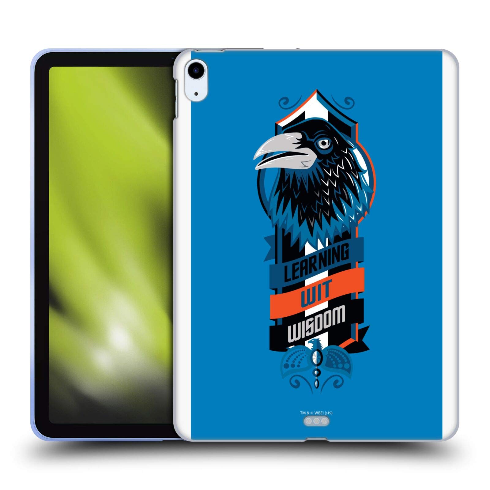 Harry Potter Ravenclaw Deathly Hallows iPad Air Case | Officially Licensed Soft Gel Cover for iPad Air 2020/2022 | Perfect for School, Work & Travel