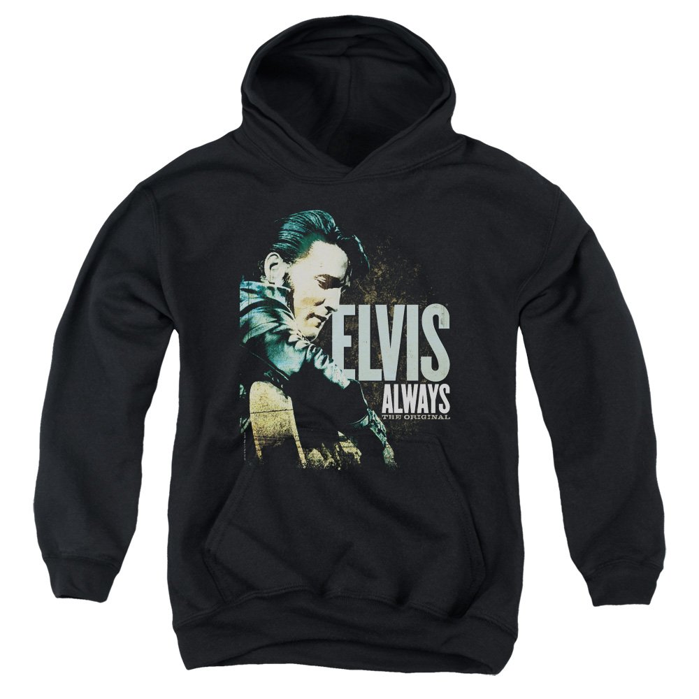 Elvis Presley Youth Always Original Pullover Hoodie - Vintage Music Sweatshirt for Men & Women - Perfect for Concerts, Casual Wear & Gifts