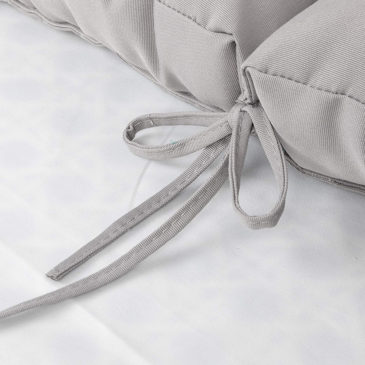 ARTPLAN All-Weather Outdoor Chair Cushions - Waterproof Patio Seat & Back Cushions with Tufted Design for Wicker Furniture - Perfect for Garden, Deck, Poolside & Outdoor Relaxation
