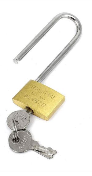 20mm Globe Padlock LK GL HL401B - High Security Brass Padlock for Lockers, Toolboxes & Storage Units