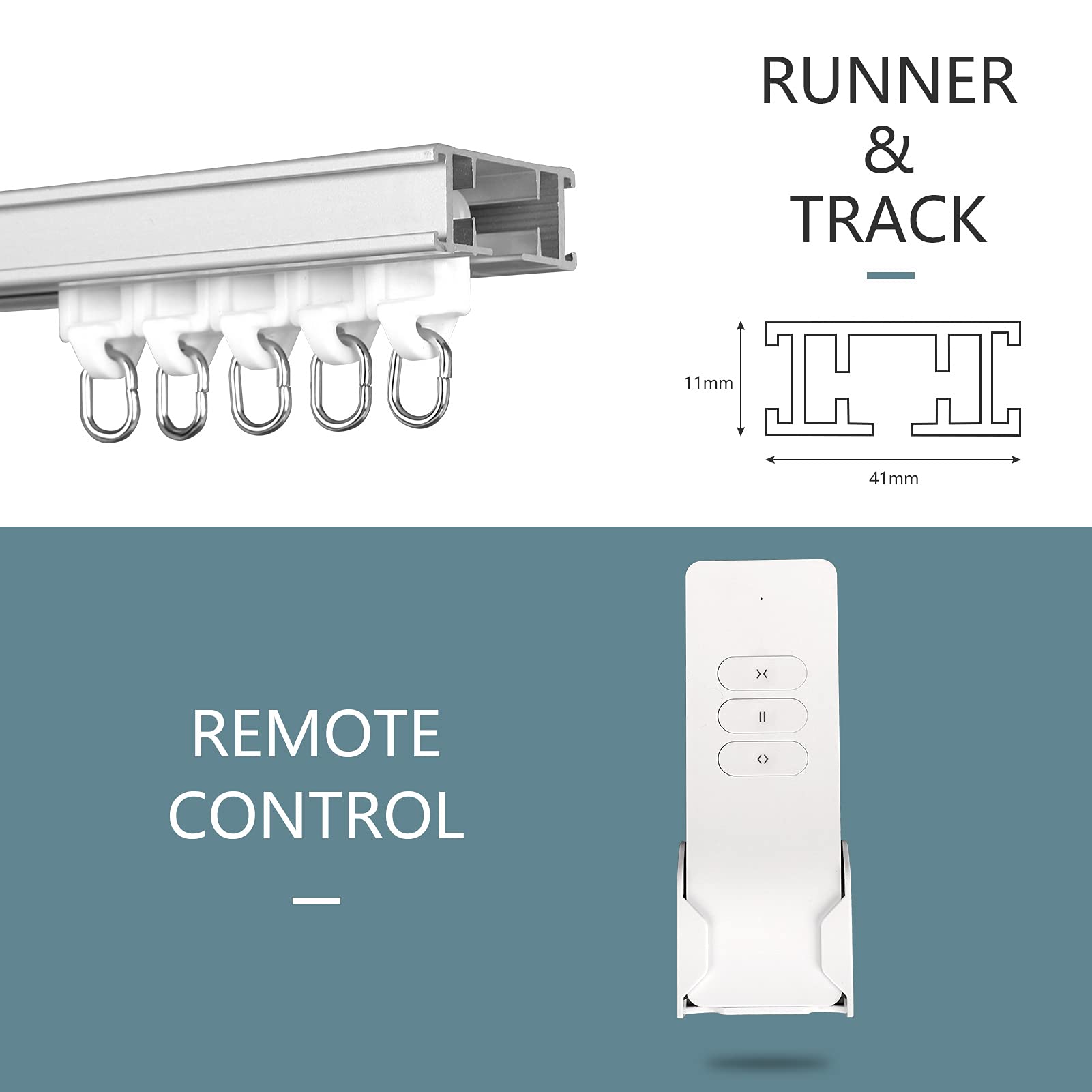 Smart Motorized Curtain Track 87