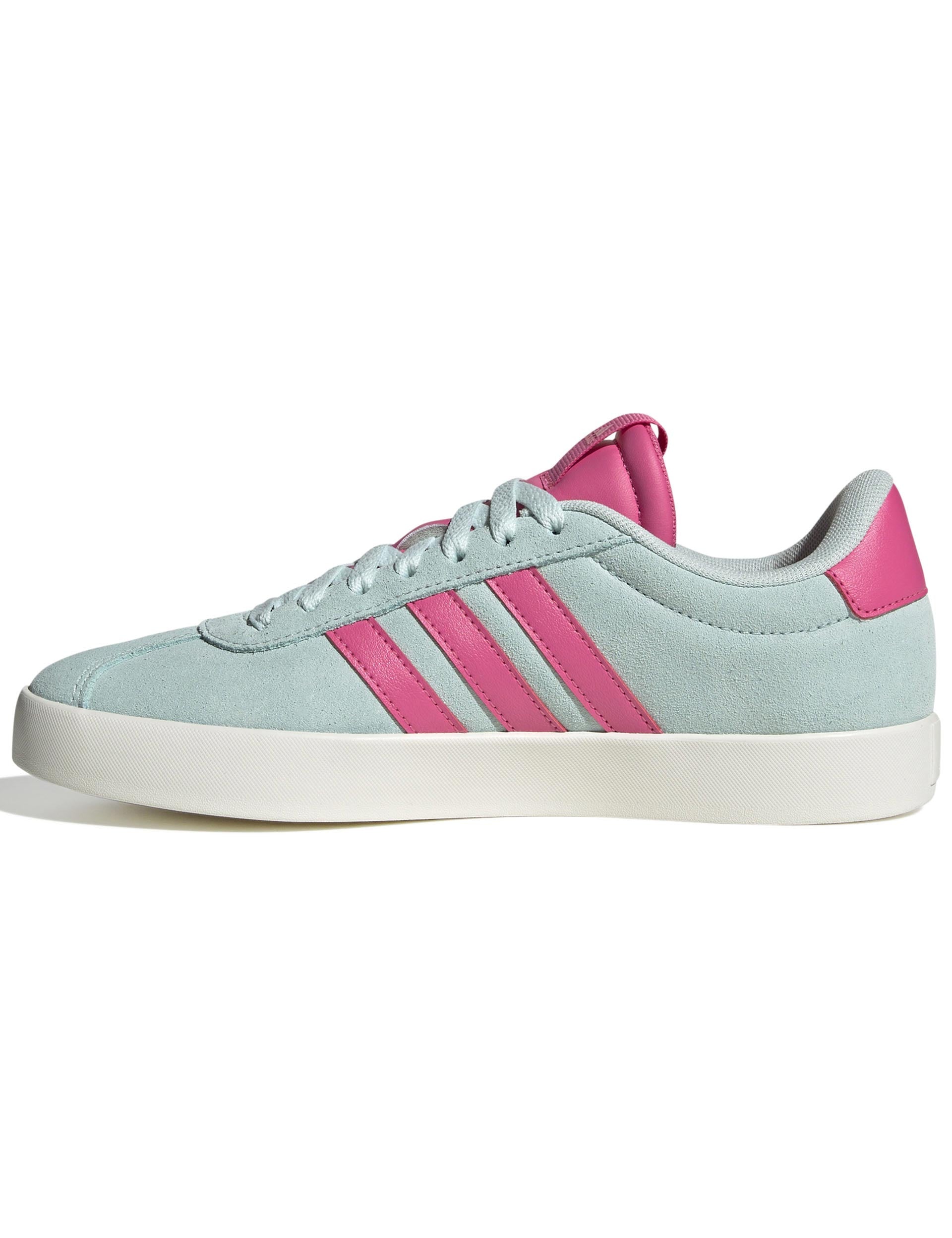 VL Court 3.0 Women's Tennis Shoes - Halo Mint/Pulse Magenta/Bliss Pink Colorway | Lightweight & Breathable for Running, Gym Workouts & Casual Wear