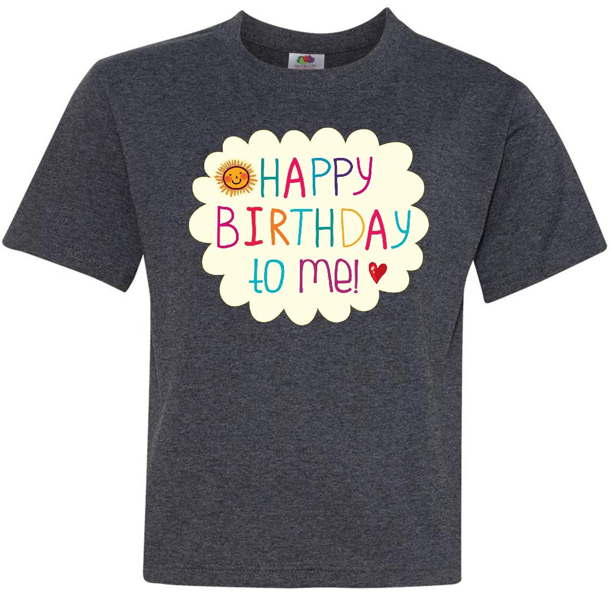 Inktastic Happy Birthday to Me Youth T-Shirt | Fun Birthday Party Outfit for Kids | Cute Graphic Tee for Birthday Celebrations & Special Occasions