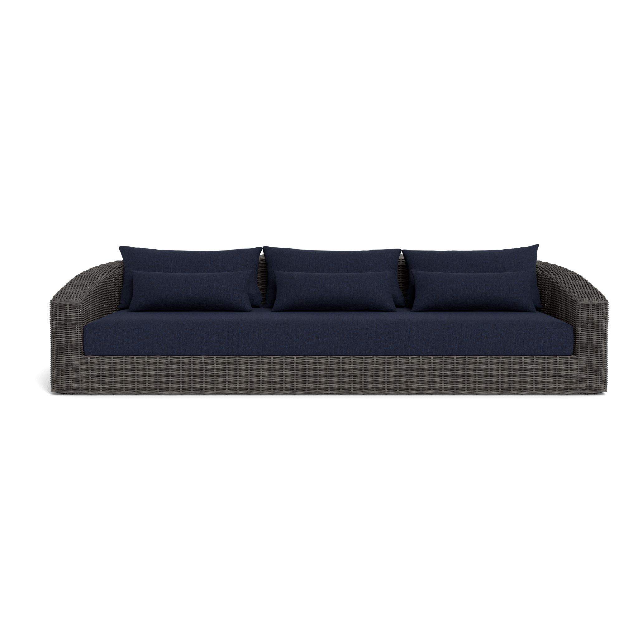 Barcelona 3-Seat Sofa - Modern Sectional Couch for Living Room, Lounge & Office - Comfortable Upholstered Furniture for Home Decor