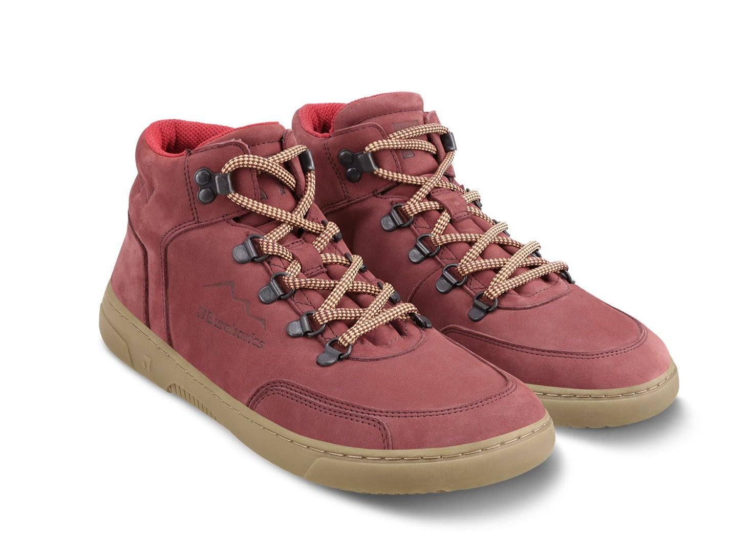 Barefoot Sneakers for Men & Women - Barebarics Element Clay Red Minimalist Shoes | Lightweight, Flexible & Comfortable for Running, Walking & Gym Workouts