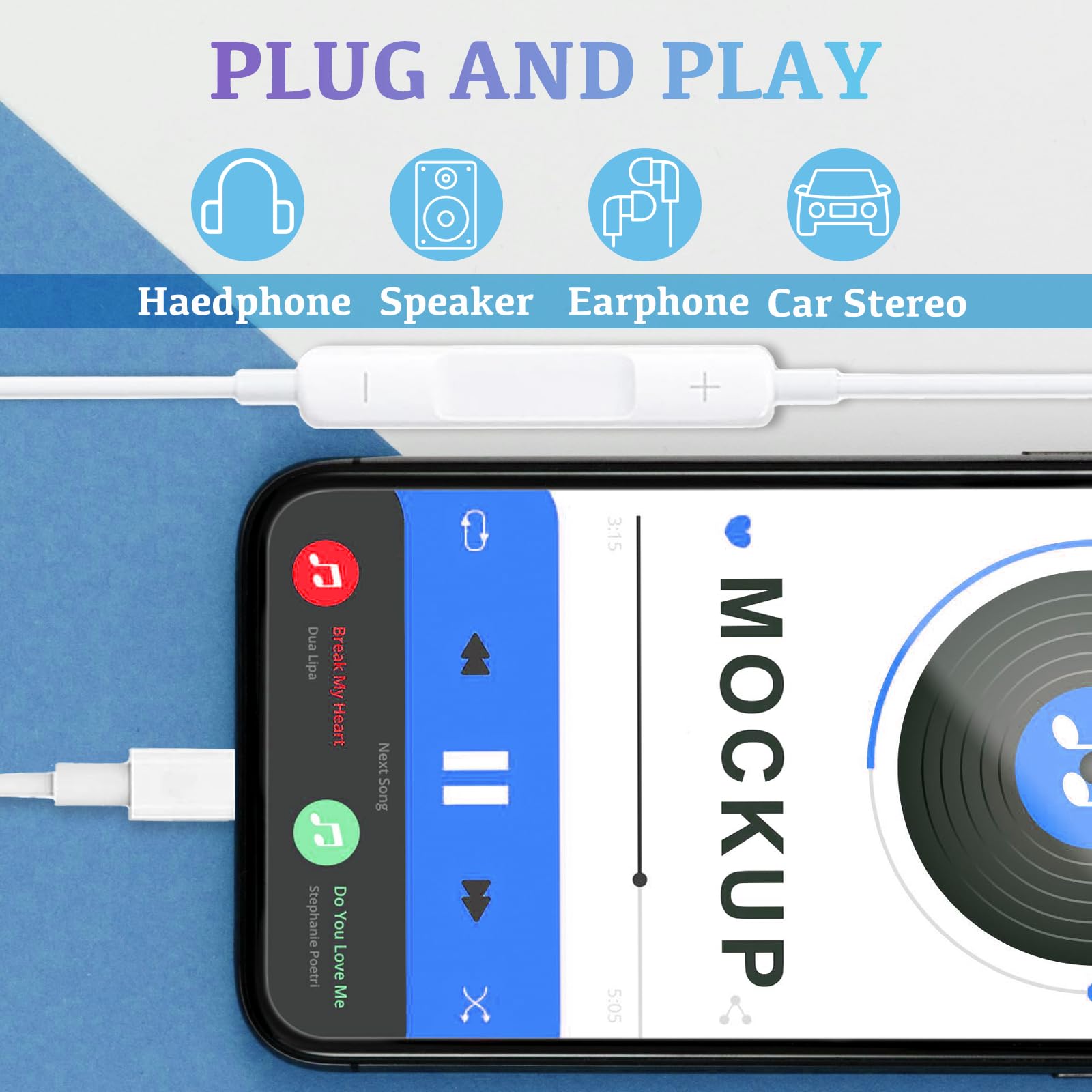 2-Pack USB C to 3.5mm Headphone Jack Adapter - Compatible with iPhone 15, iPad, Samsung Galaxy Series - Perfect for Music, Gaming & Calls on Mobile Devices
