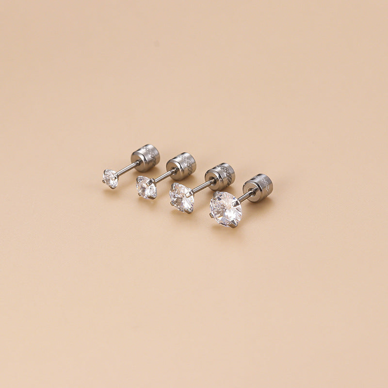 20G Surgical Steel Cartilage Earrings - Rose Gold Stud Earrings for Women | Hypoallergenic Sleeper Earrings for Tragus, Helix & Piercings | Perfect for Daily Wear & Special Occasions