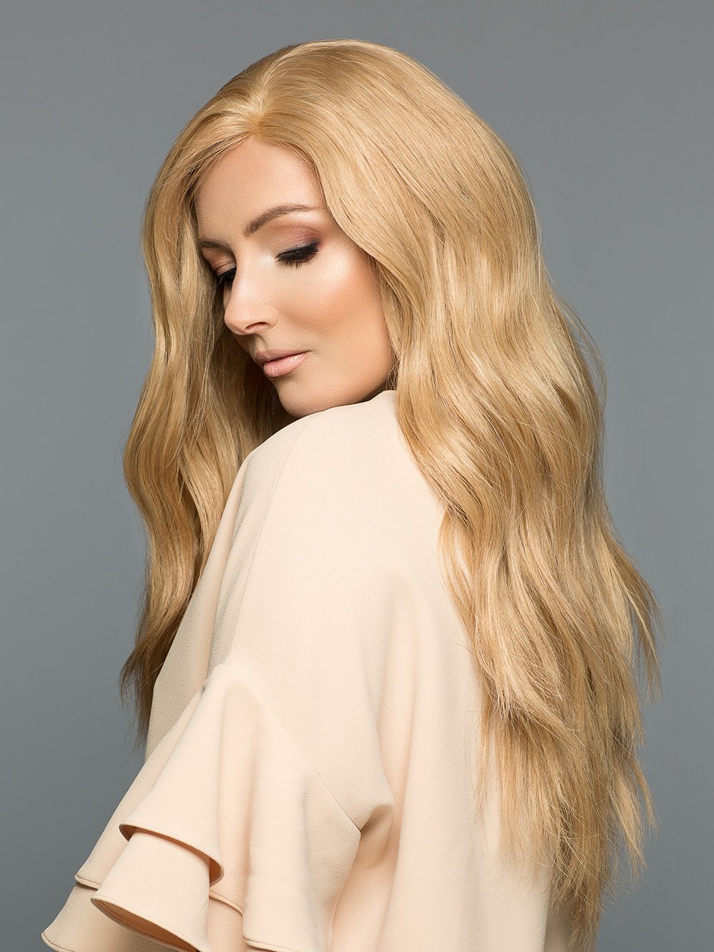 Amber H Mono Top Human Hair Wig - Natural Look & Comfort for Daily Wear | Perfect for Cosplay, Parties, and Everyday Style