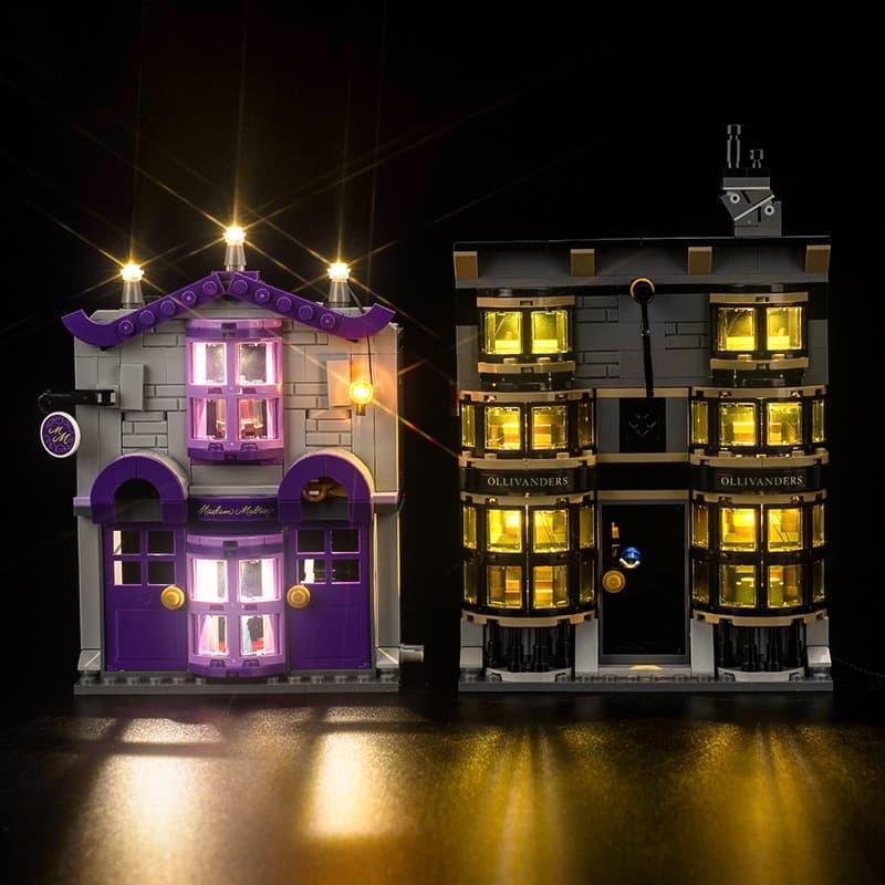 LEGO Ollivanders & Madam Malkin's Robes 76439 Light Kit - DIY LED Lighting Set for Harry Potter LEGO Sets - Perfect for Display & Nighttime Illumination