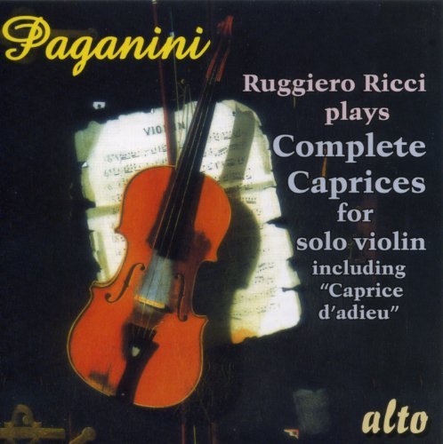 Ruggiero Ricci Complete Caprices for Solo Violin CD (2010) | Classical Music Collection | Perfect for Violinists & Music Lovers