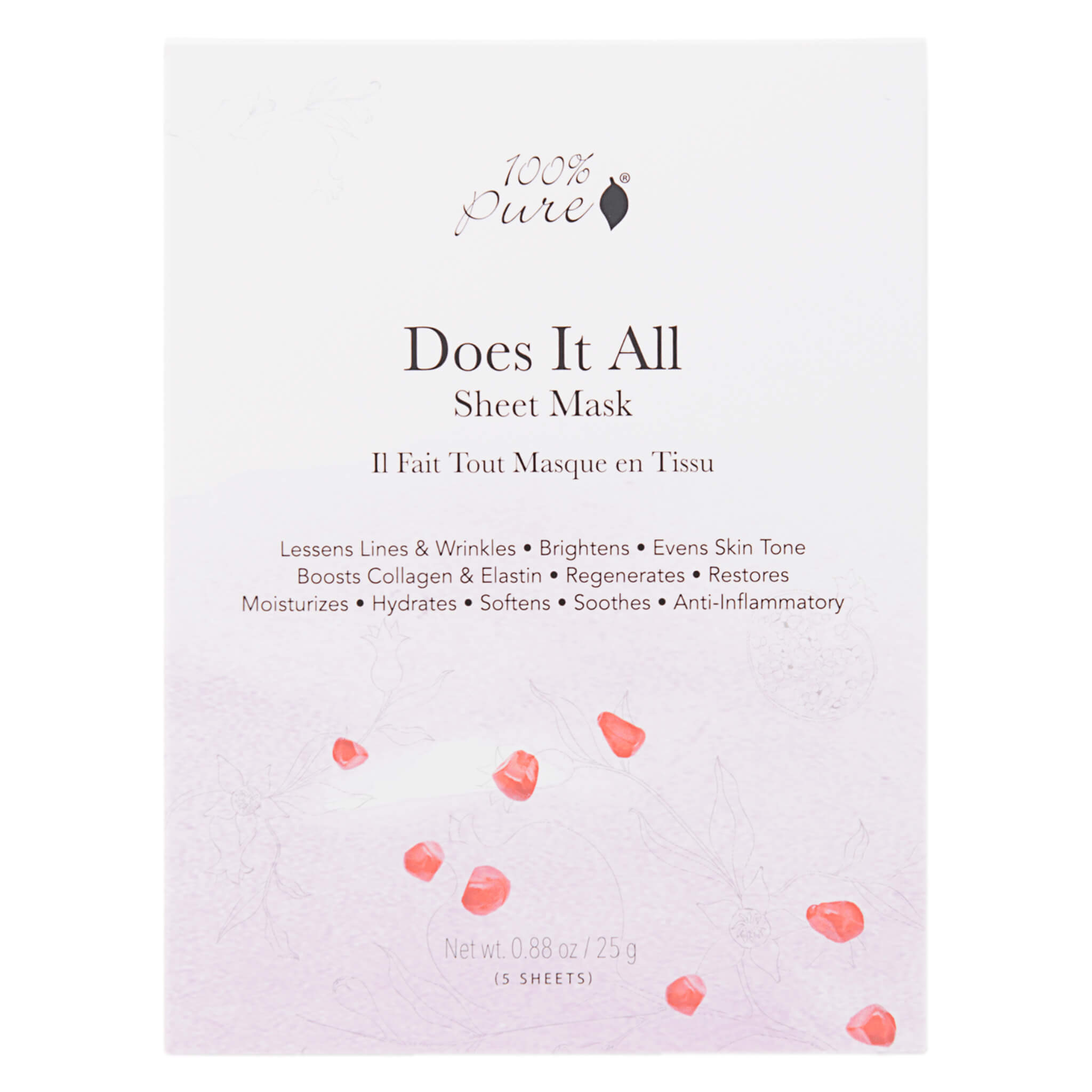 Best Does It All Sheet Mask for All Skin Types - Hydrating, Brightening & Anti-Aging Face Mask - Perfect for Daily Skincare Routine & Spa Night