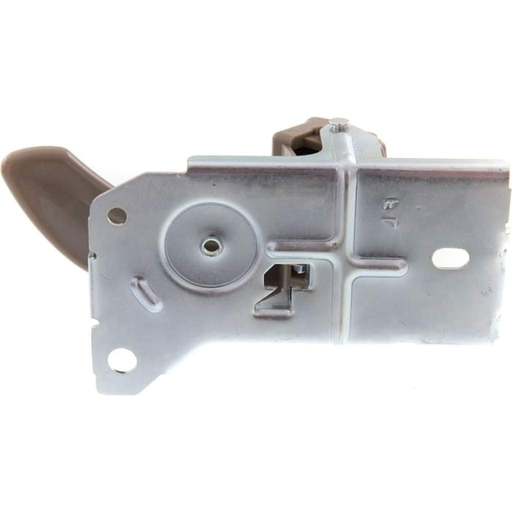 KarParts360 Replacement Interior Door Handle for 2003-2009 Kia Sorento - Front Driver Side Beige with Door Lock Button (EX Trim) | Perfect for DIY Car Repairs & Interior Upgrades