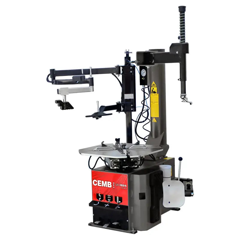 Cemb SM825 AIR Swing Arm Tire Changer Machine - Heavy Duty Commercial Tire Changer for Trucks & SUVs - Perfect for Auto Repair Shops & Tire Service Centers