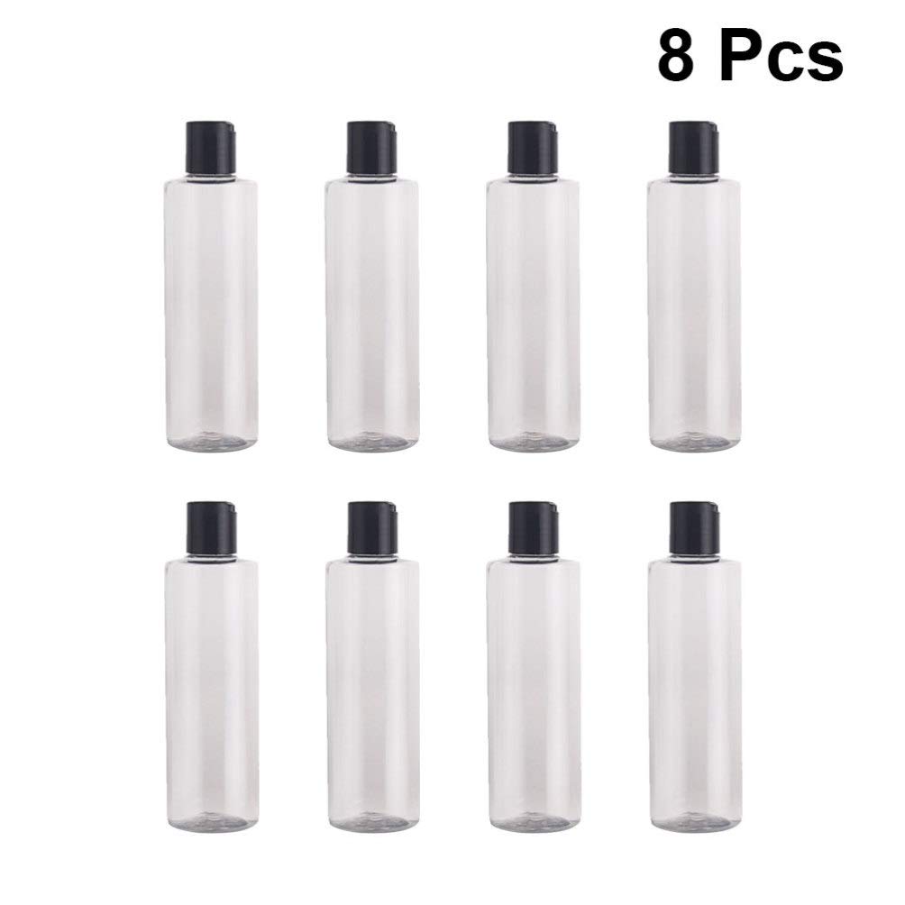 TOPBATHY 8-Piece Travel Bottle Set - Leak-Proof Empty Shampoo, Lotion & Liquid Containers with Spray Bottle | TSA Approved for Toiletries, Cosmetics & Skincare | Perfect for Air Travel, Gym & Vacation