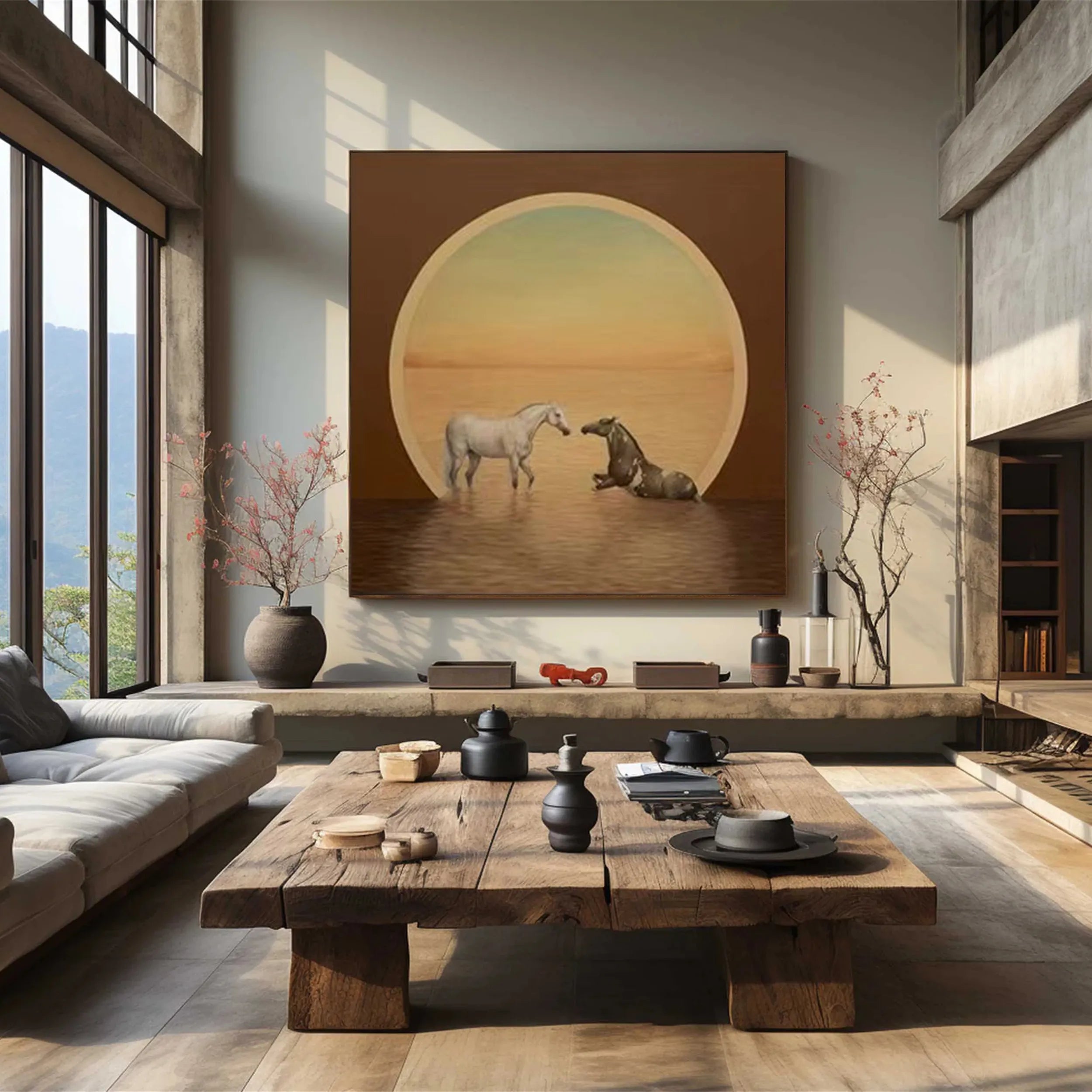 Animal Art Painting #AP023 - Handmade Wildlife Canvas Art for Home & Office Decor | Perfect for Living Room, Bedroom, or Gift
