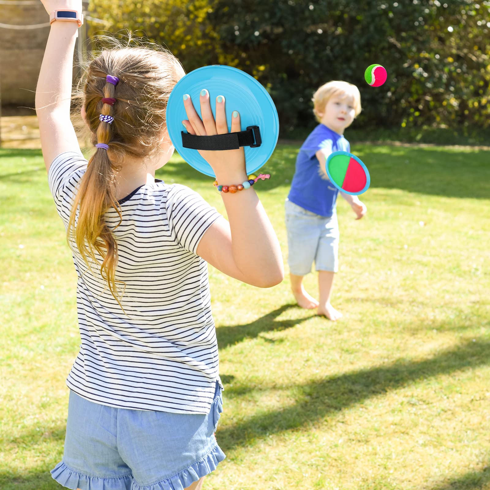 Toss and Catch Ball Game Set for Kids Ages 4-8 | Outdoor & Beach Games Toys | Playground Balls & Summer Fun Activities | Perfect Christmas & Birthday Gifts for Kids | Ideal for Backyard, Park, and Beach Play