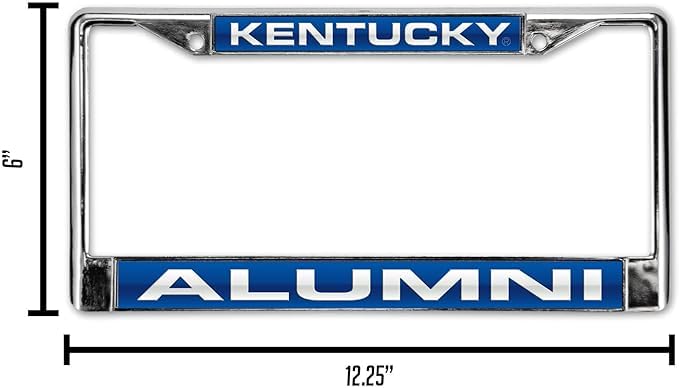 Kentucky Wildcats Alumni Chrome Metal Laser Cut License Plate Frame - Perfect for UK Graduates & Fans - Show Your Pride on Cars, Trucks & Tailgates