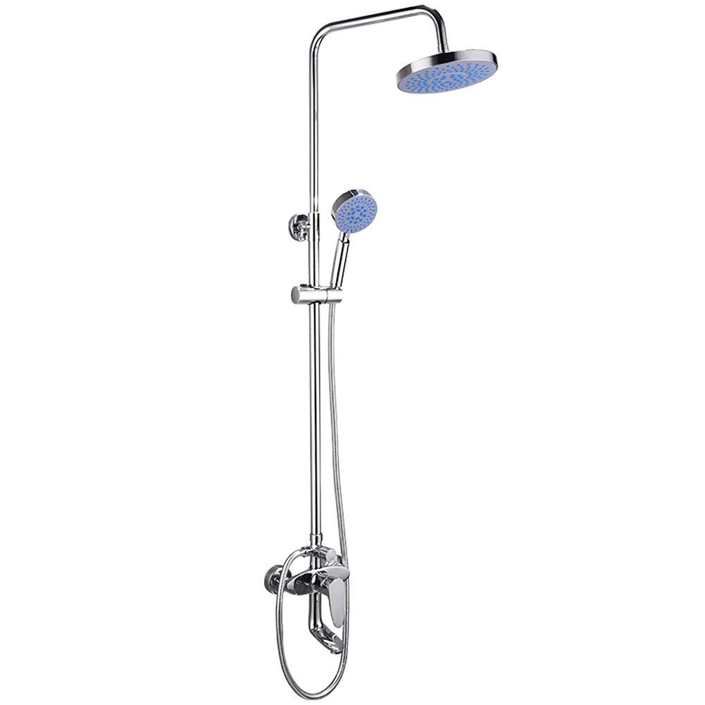 Premium Shower System with Adjustable 5-Spray Modes, Automatic Nozzle Cleaning, and Handheld Shower Head - Perfect for Modern Bathroom Renovations and Spa-Like Shower Experience
