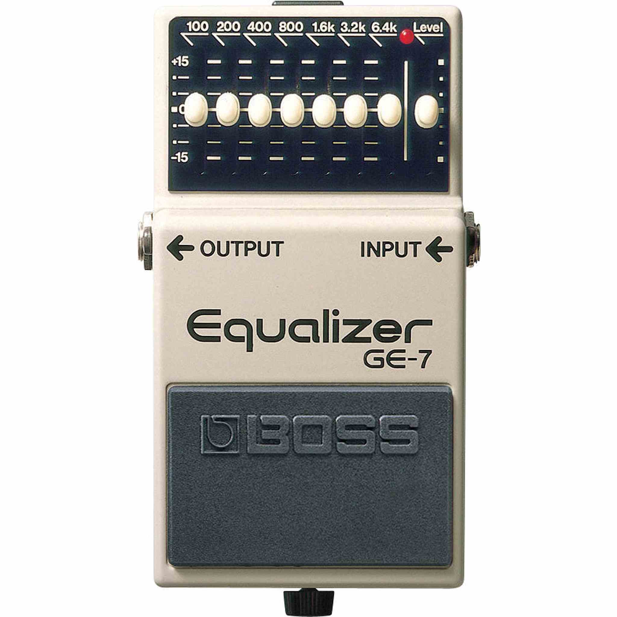 Boss GE-7 Graphic Equalizer Pedal for Guitar & Bass - 7-Band EQ Effects Pedal for Live Performance & Studio Recording