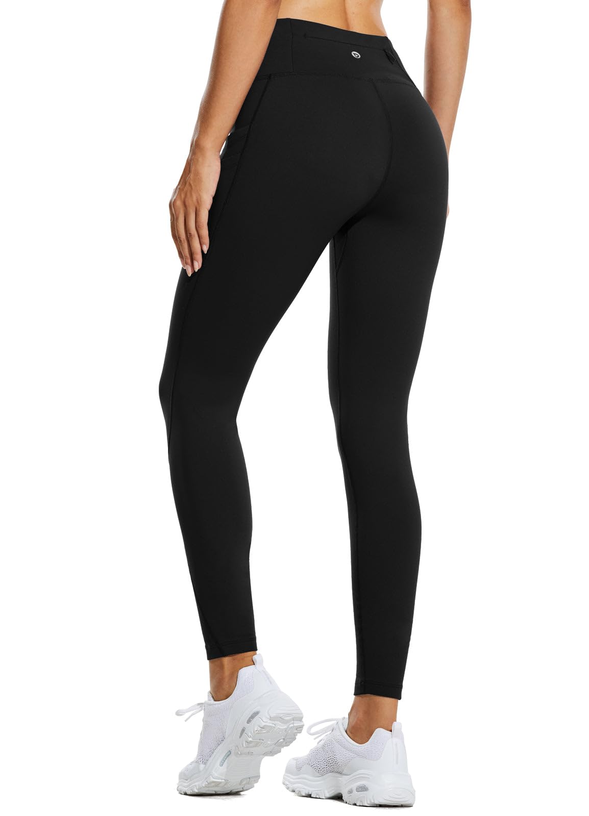 BALEAF Women's High Waist Thermal Waterproof Leggings with Pockets for Winter, Fitness, Yoga, and Trekking - Perfect for Outdoor Activities and Cold Weather Workouts
