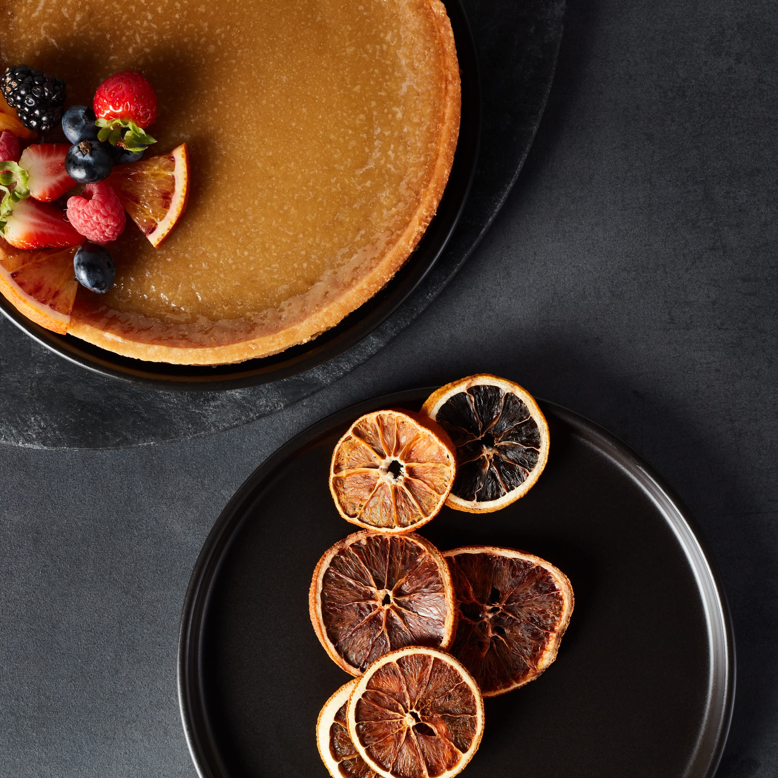 32-Piece Stoneware Dinnerware Set - Stone Lain Coupe Celina Service for 8, Black Matte Plates & Bowls, Dishwasher & Microwave Safe - Perfect for Family Dinners, Entertaining Guests & Everyday Use