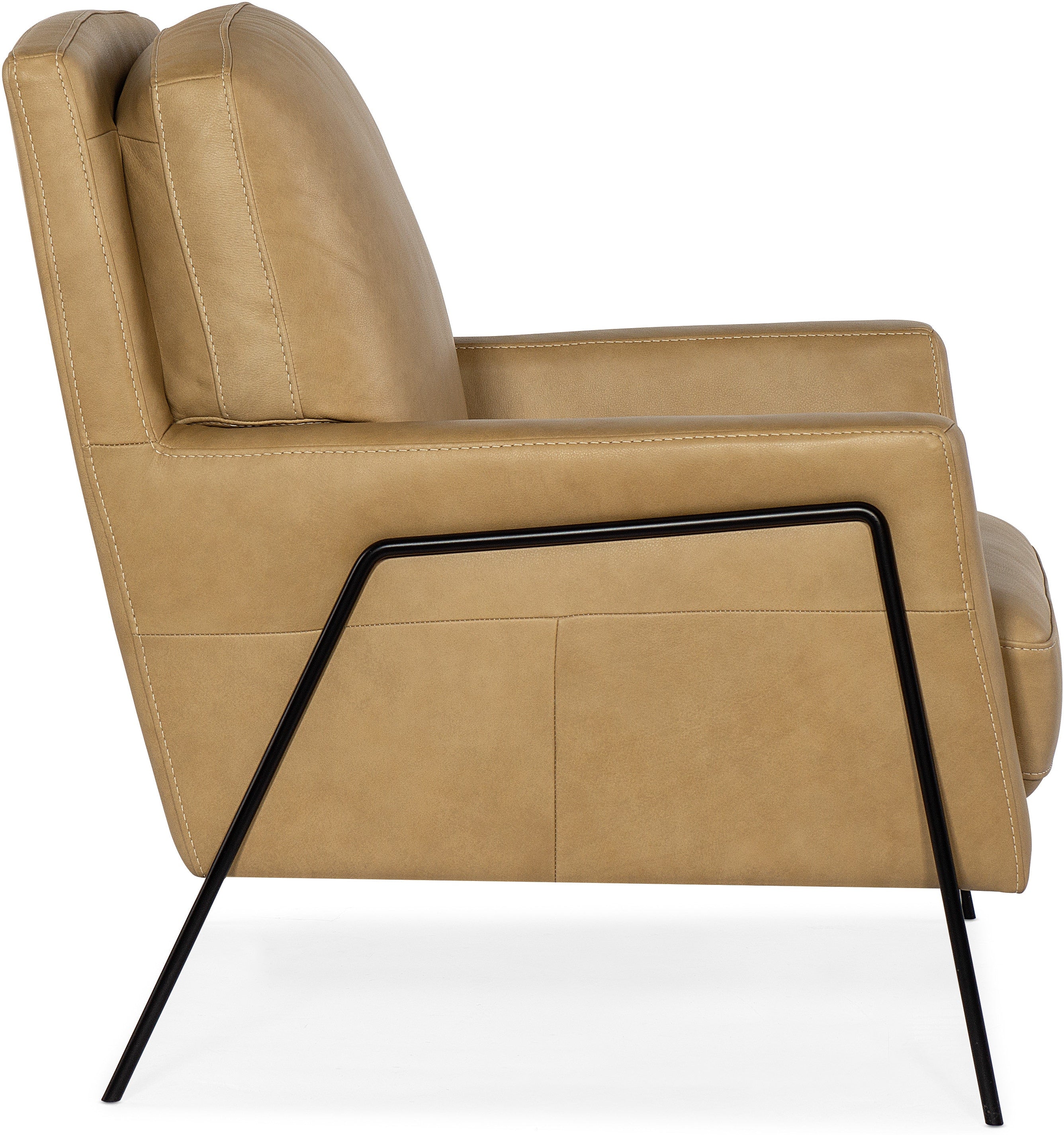 Amette Modern Metal Frame Club Chair - Stylish & Comfortable Lounge Seating for Living Room, Office, or Patio