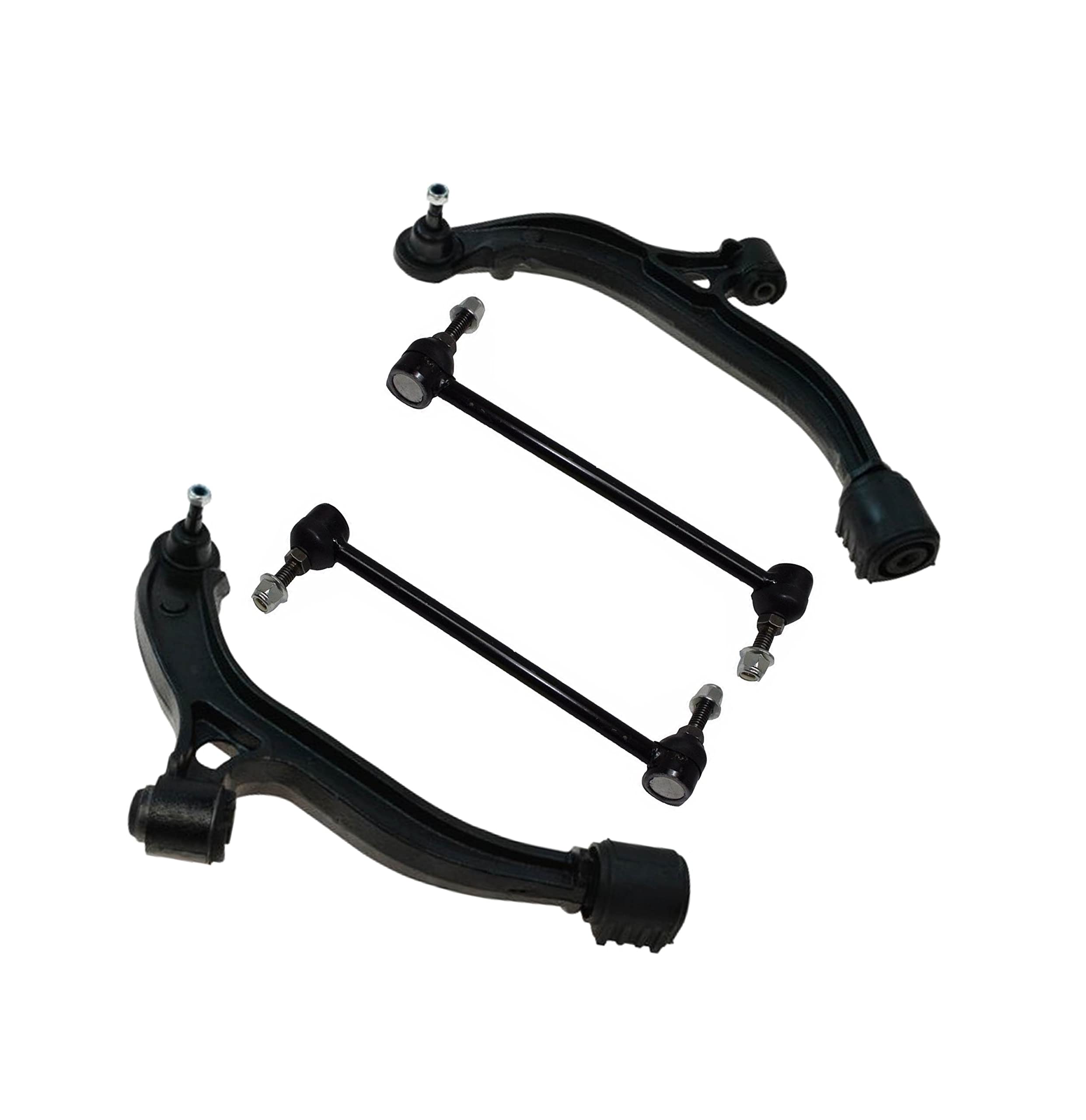 8-Piece Suspension Kit - Lower Control Arm, Tie Rod Ends, Front Sway Bar Links for Chrysler Town & Country/Voyager & Dodge Caravan (Passenger & Driver Side) - Improve Ride Comfort & Handling for Daily Commutes & Road Trips