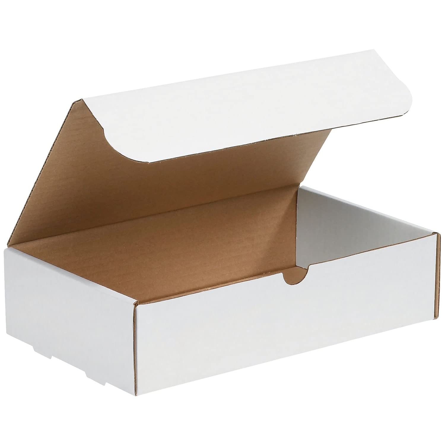 BOX USA BML1683 Literature Mailers, 16x8x3 Inches, White Pack of 50 - Perfect for Shipping Books, Documents & Catalogs Safely