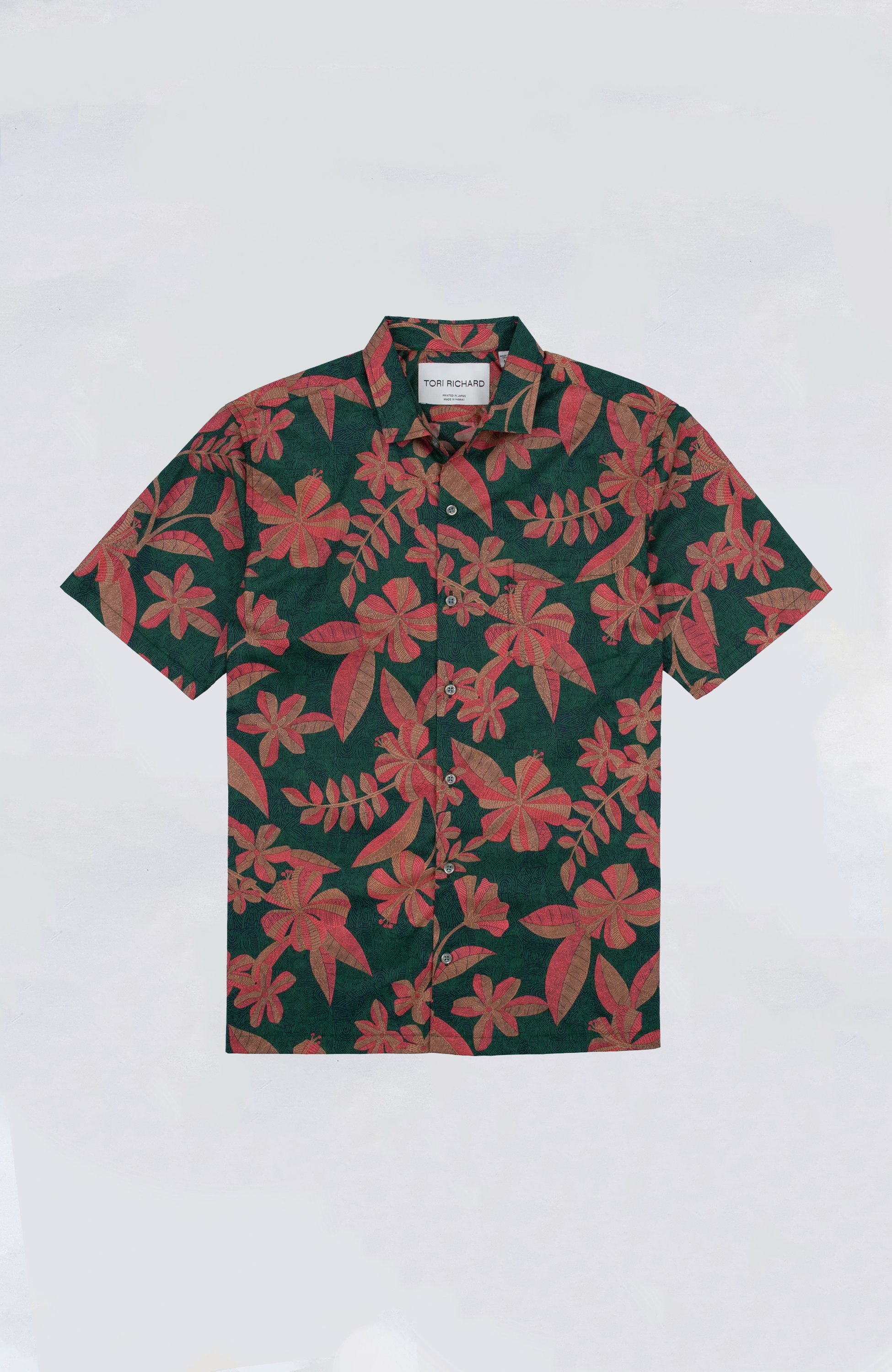 Tori Richard Men's Wanderer Aloha Shirt - Hawaiian Casual Button Down Shirt for Beach Vacation, Summer Party & Tropical Outfit