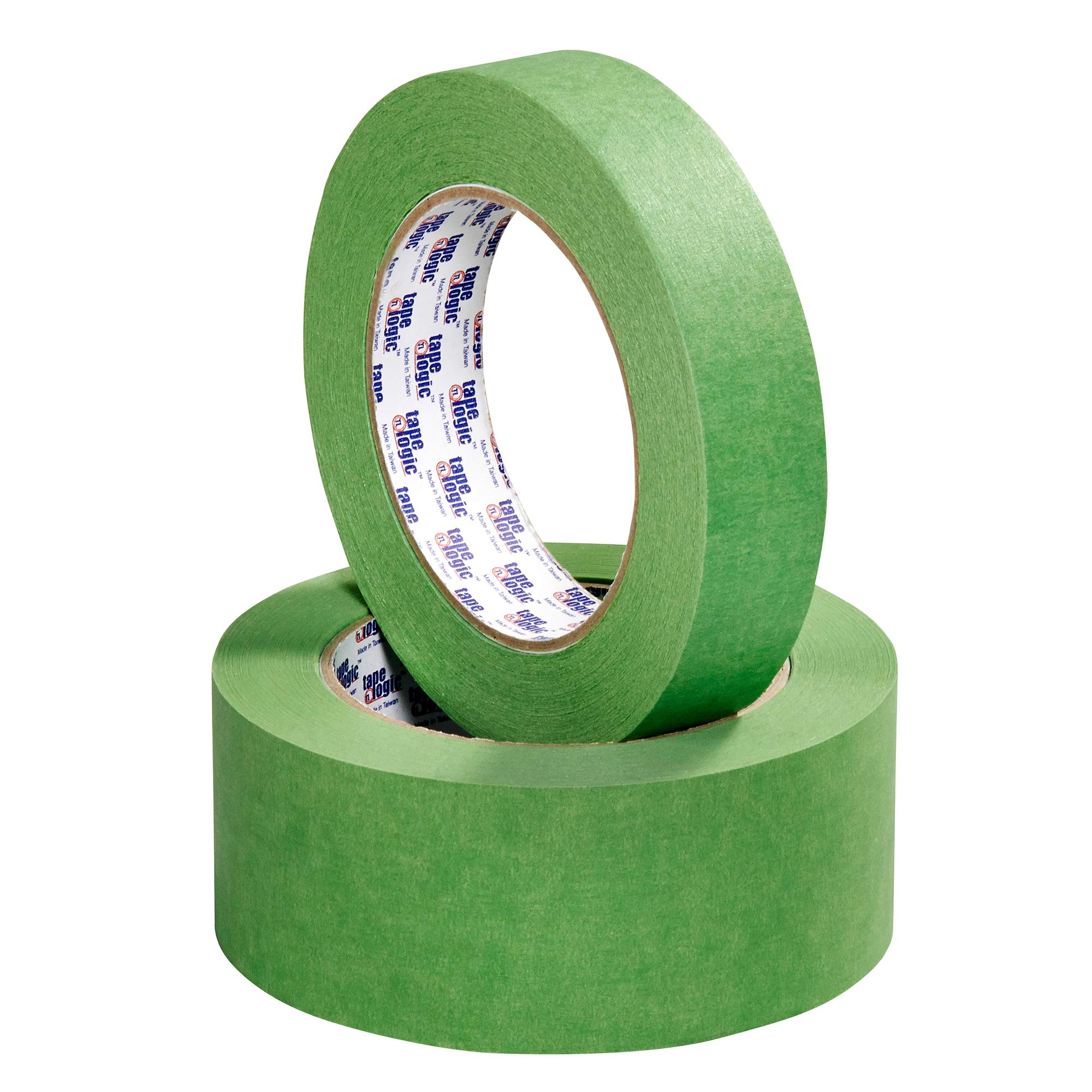 Aviditi Tape Logic 2 Inch x 60 Yards Premium Green Painter's Tape - 24 Pack for Sharp Paint Lines | Low-Tack Adhesive for Delicate Surfaces | Residue-Free Removal | Perfect for Home Painting, DIY Projects & Wall Decorating