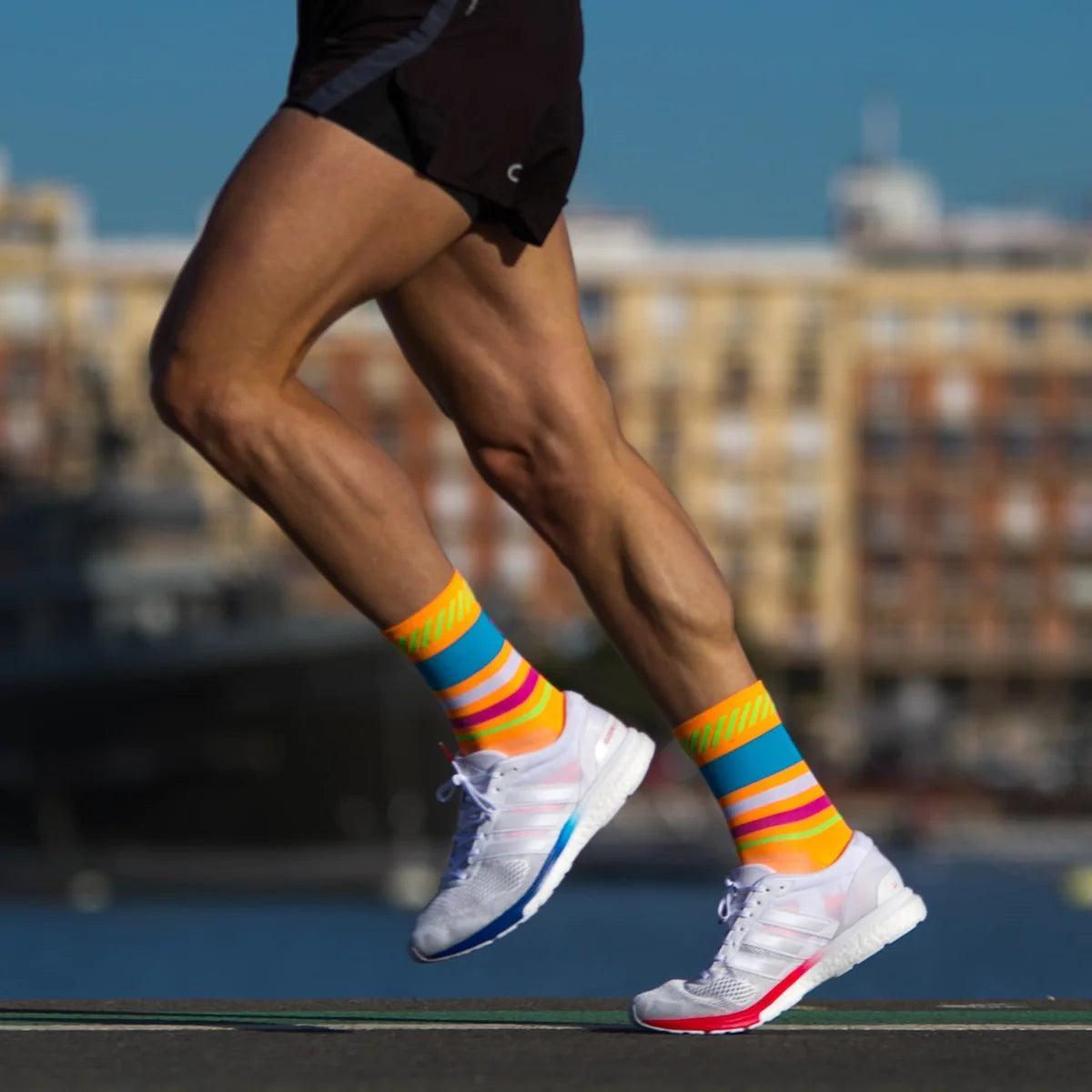 Breathable Running Socks for Men & Women - Moisture-Wicking Athletic Socks with Arch Support | Ideal for Jogging, Gym Workouts & Marathon Training