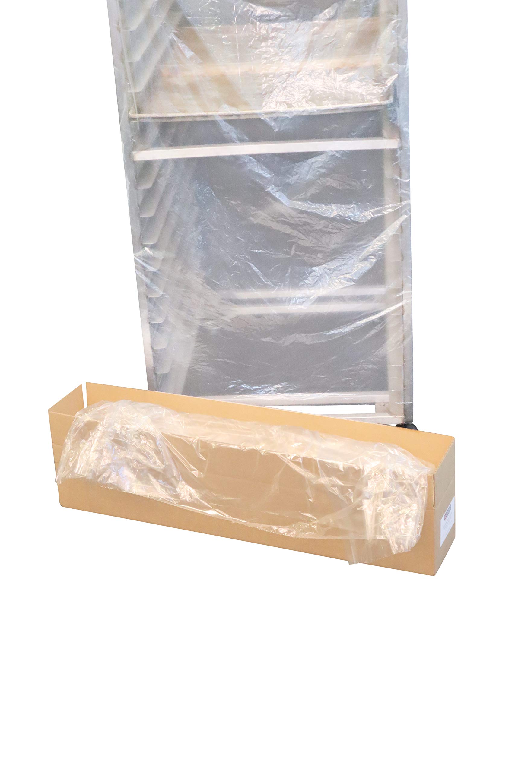 Heavy Duty Disposable Rack Covers 41” x 30” x 77” - Commercial Grade Bun Rack & Food Covers, 150 Bags per Roll - Perfect for Bakeries, Restaurants & Food Service Industry