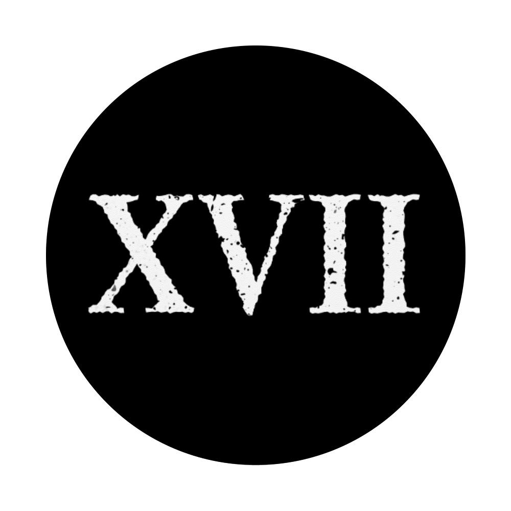 17 XVII ~ Seventeen PopSockets PopGrip: Swappable Phone Grip for iPhone, Samsung & Tablets - Perfect for Selfies, Gaming & Everyday Use