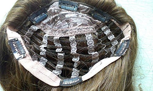 RemeeHi 3/4 Half Wig - 100% Indian Remy Human Hair Silky Straight Weft Cap - 22