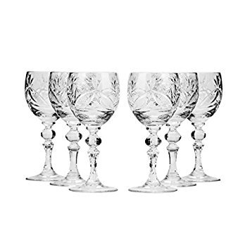 Handmade Vintage Russian Crystal Shot Glasses - 2 Oz Stemmed Vodka Glasses for Cocktails, Whiskey, and Party Drinking | Elegant Barware for Home Entertaining & Gifts