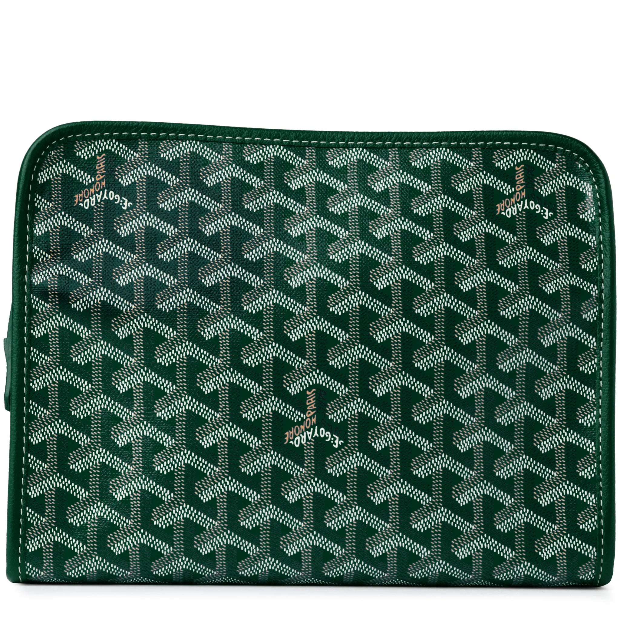 Goyard Jouvence MM Green Washbag | Luxury Travel Cosmetic Case | Perfect for Travel, Gym & Everyday Use