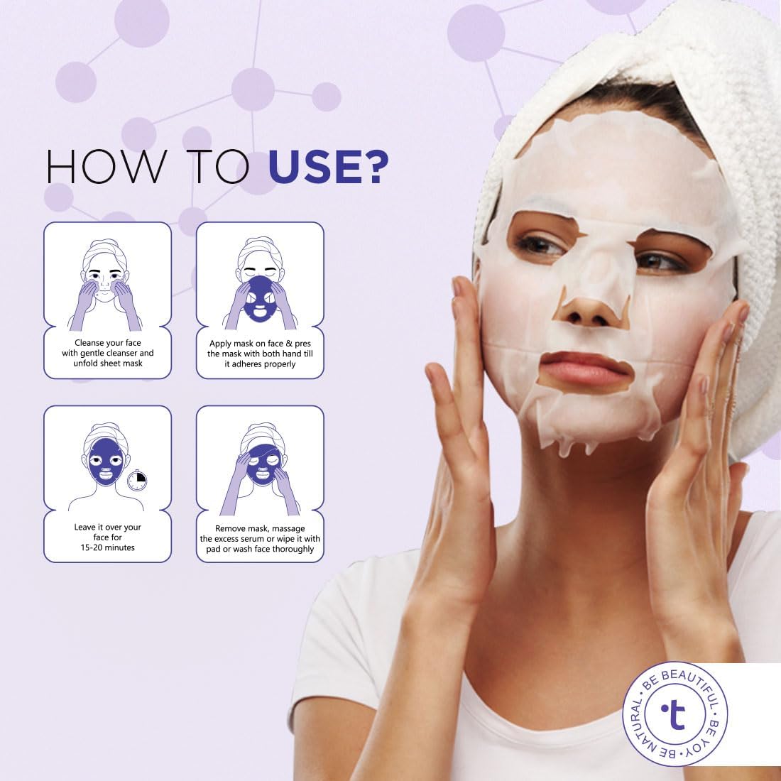**Twa'sa Retinol Serum Face Sheet Mask - Anti-Aging, Brightening & Hydrating Treatment for Wrinkles, Dark Spots & Uneven Skin Tone | Boosts Collagen for Smoother Skin | Pack of 5 (20ml Each) | Perfect for Nighttime Skincare Routine & Travel Essentials**