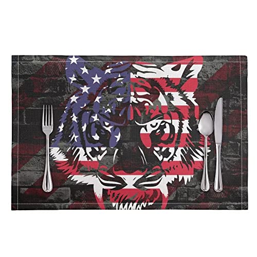 American Flag Tiger