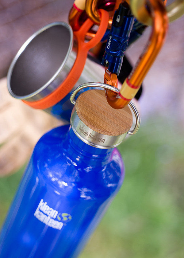 Klean Kanteen Bamboo Cap - Eco-Friendly Reusable Water Bottle Lid for Hiking, Camping & Daily Use