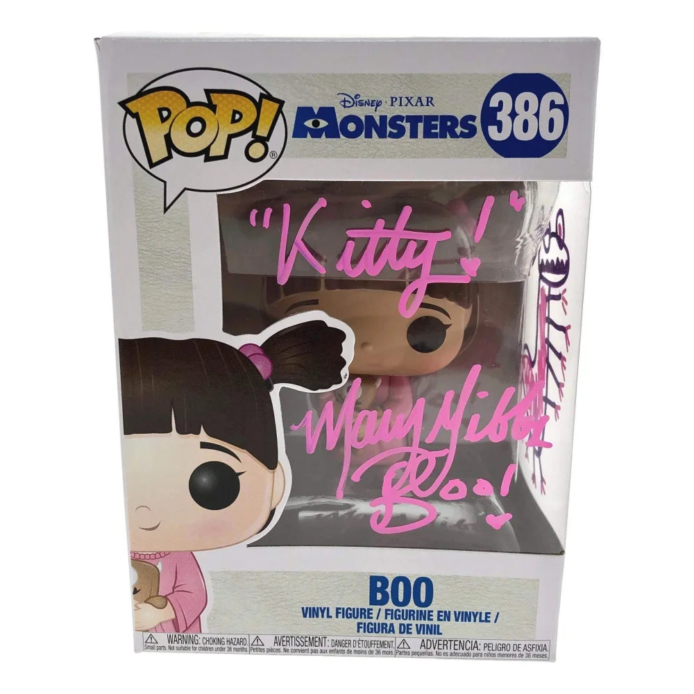Mary Gibbs Signed Randall Sketch Boo Monsters Inc. Funko Pop Vinyl Figure with JSA COA - Limited Edition Collectible for Disney Pixar Fans, Home Decor & Gift Idea