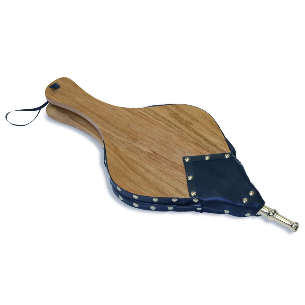 Pilgrim Home and Hearth 19633 Natural Grain Fireplace Bellows - Handcrafted Wooden Fire Starter Tool for Fireplace, Campfire & Wood Stove - Perfect for Indoor & Outdoor Use