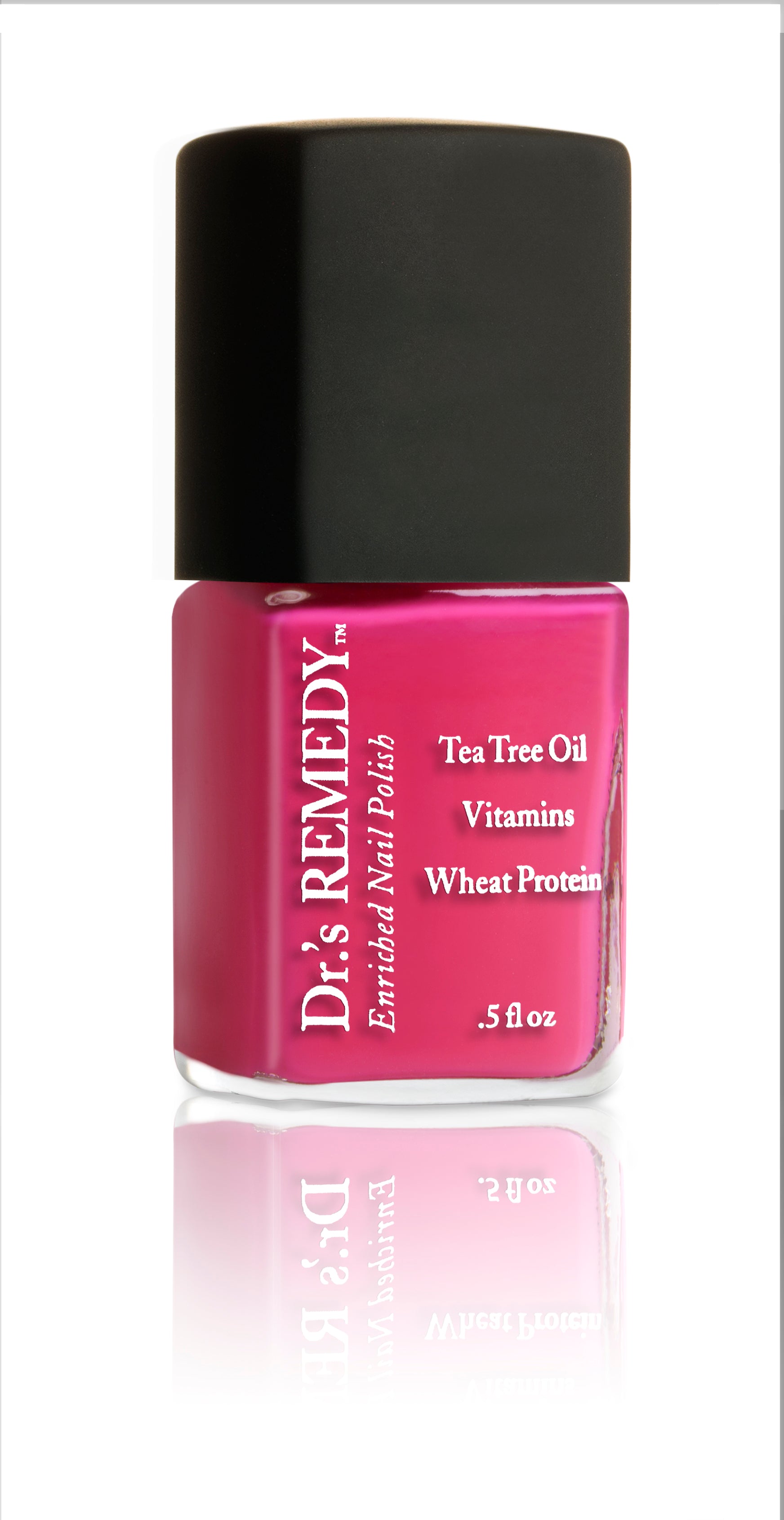 Dr.'s Remedy HOPEFUL Hot Pink Nail Polish - 0.5 fl oz Vegan & 17-Free Formula for Healthy Nails - Perfect for Manicures, Pedicures & Special Occasions