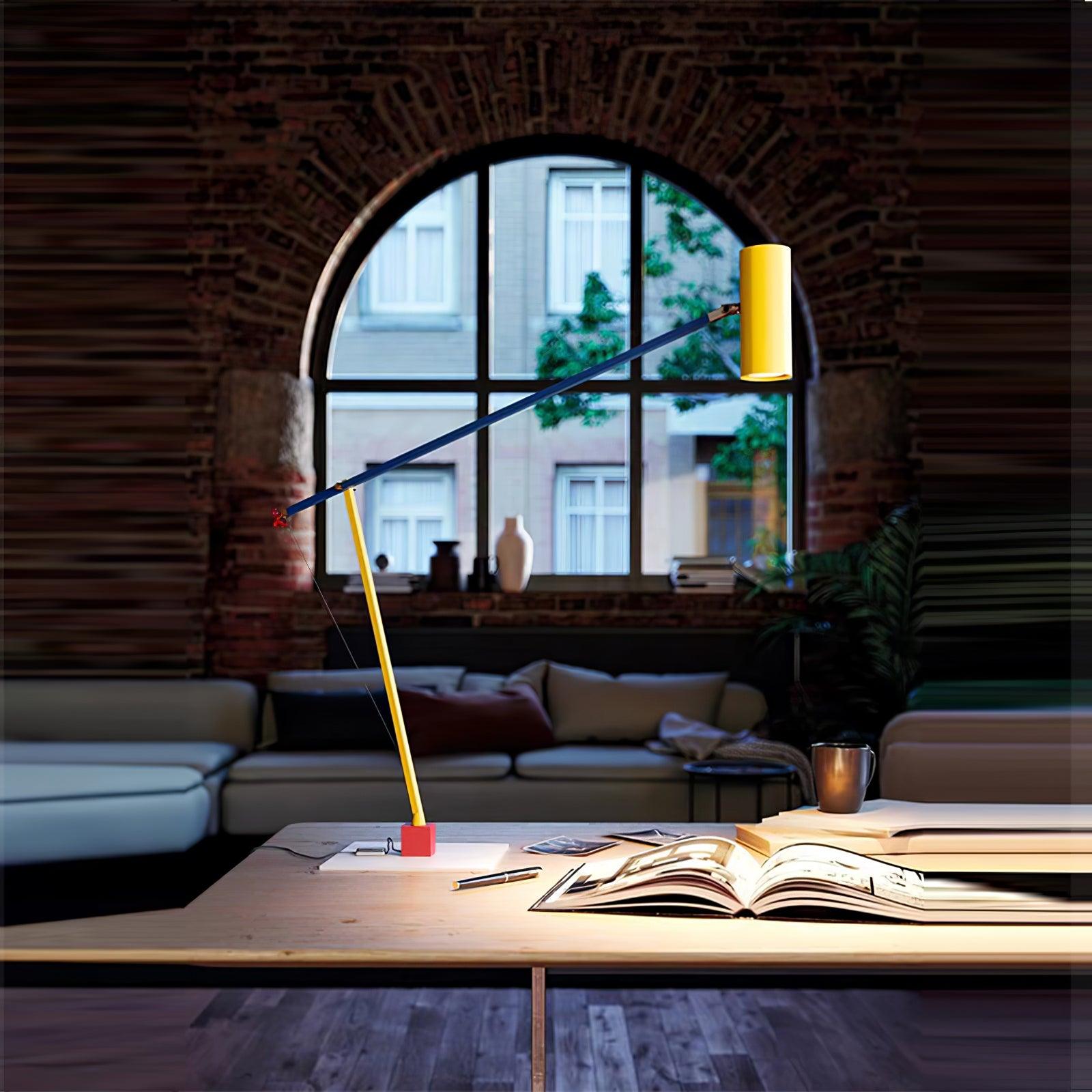 Ettorino Modern LED Table Lamp with USB Port - Adjustable Brightness for Bedroom, Living Room, and Office Desk Lighting
