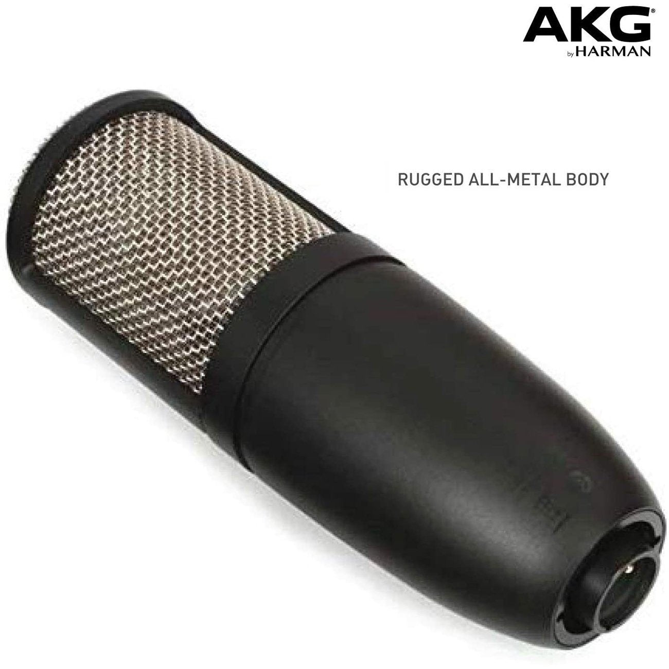 AKG P220 Professional Vocal Condenser Microphone for Studio Recording, Podcasting & Live Performance - Premium Cardioid Mic (Model 3101H00420) - Perfect for Home Studios, Voice Overs & Music Production