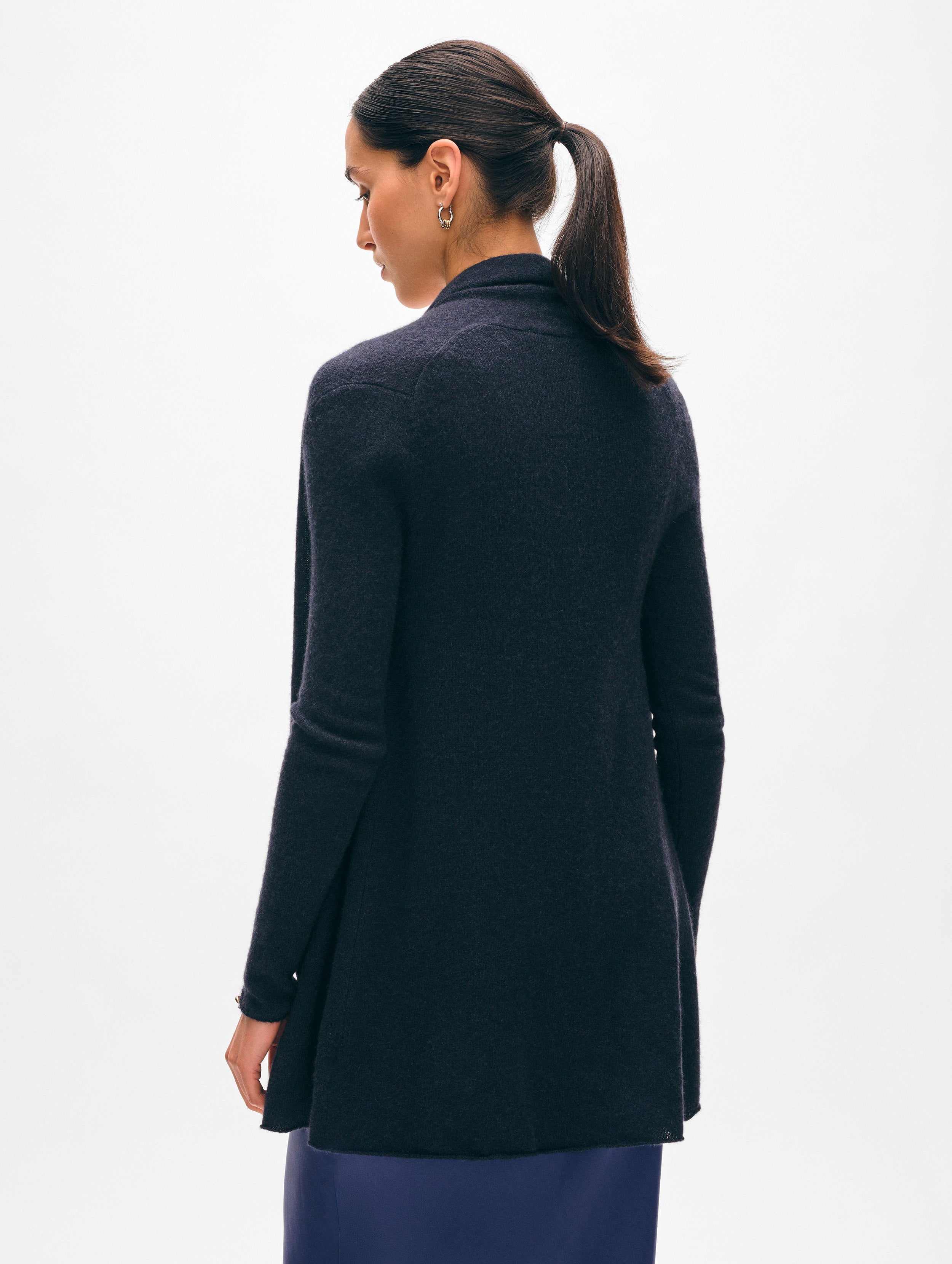 Luxury Cashmere Trapeze Cardigan for Women - Soft Warm Winter Sweater - Perfect for Office, Date Night & Holiday Outfits