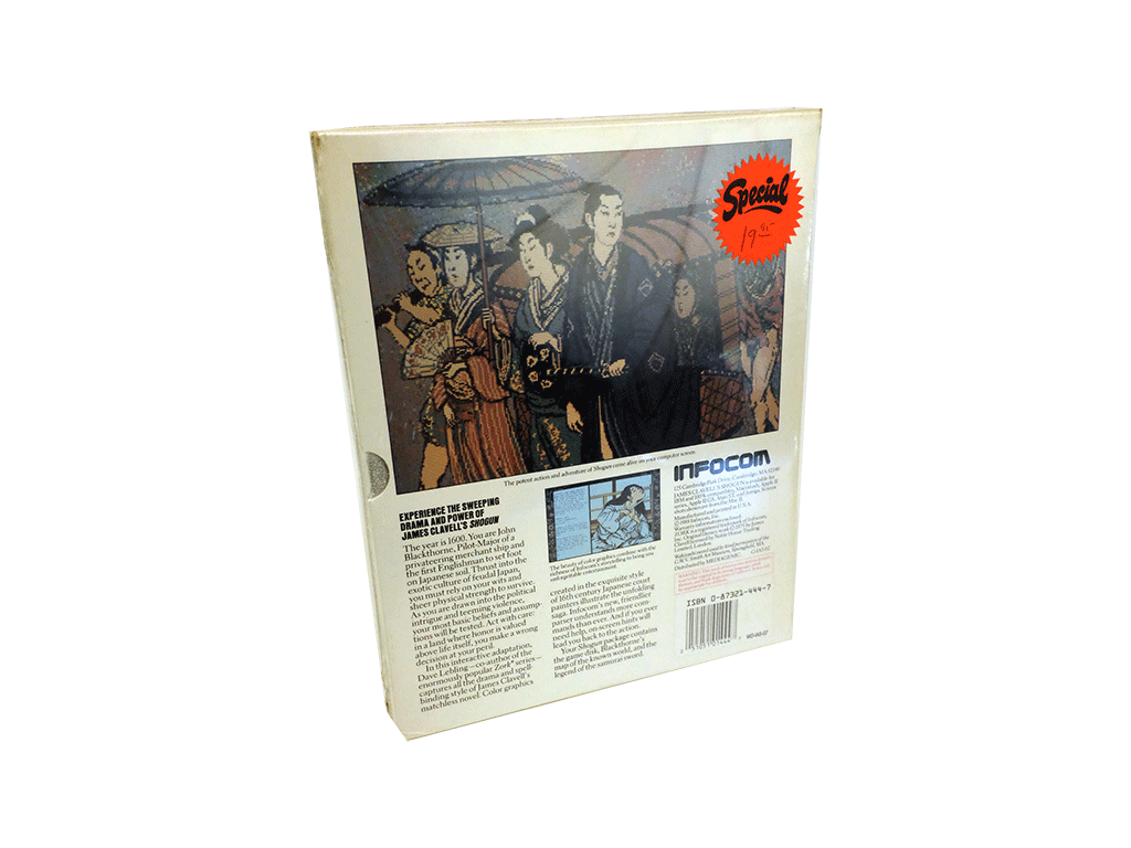 James Clavell's Shogun - Classic Amiga Video Game Software - Brand New Sealed in Box (NIB) - Perfect for Retro Gaming Collectors & 80s Nostalgia Enthusiasts