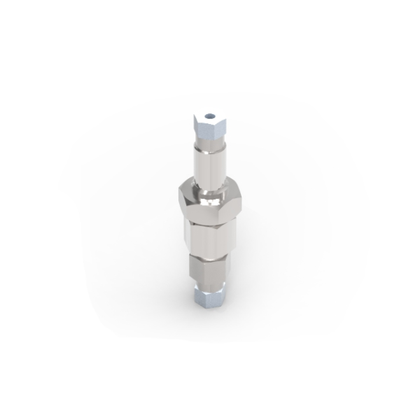 2 Micron Bulkhead Filter - 1/8 Inch SSI Seat to 1/8 Inch SSI Seat - High Efficiency Water Filtration for Hydroponics, Aquariums, and Industrial Applications